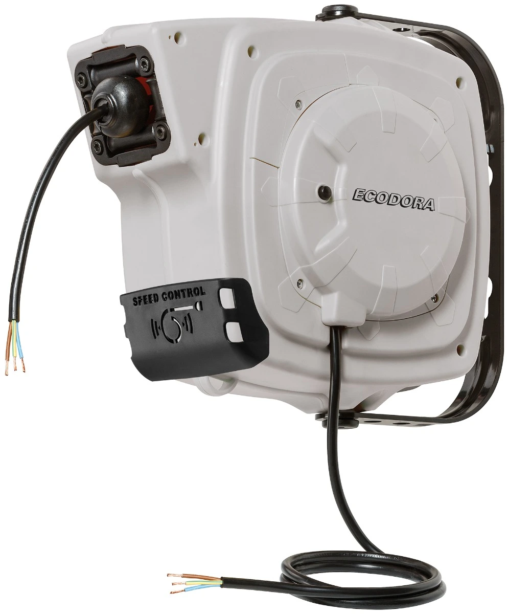 Ecodora 0E2315F Enrouleur Mural 14+1M Câble électrique 3G X 1,5 H05 Avec Speedcontrol (sans Fiche) 3 Ecodora 0E2315F Enrouleur Mural 14+1M Câble électrique 3G X 1,5 H05 Avec Speedcontrol (sans Fiche)