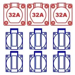 Keraf 104495 KEM4001 Boite à Compteur De Construction 40A