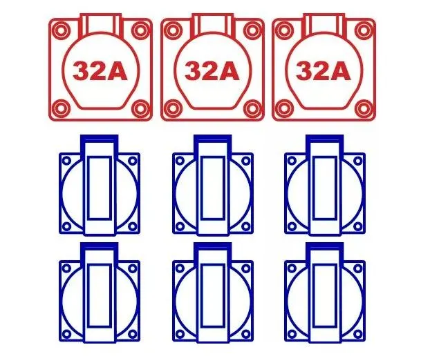 Keraf 104495 KEM4001 Boite à Compteur De Construction 40A 3 Keraf 104495 KEM4001 Boite à Compteur De Construction 40A
