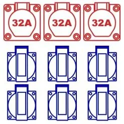Keraf 105445 KEM4002 Boite à Compteur De Construction 40A