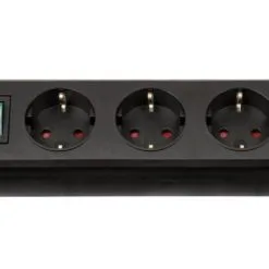 Brennenstuhl 1150650114 Bremounta Prise Multiple 4 Voies Noir 1,5m H05VV-F 3G1,5