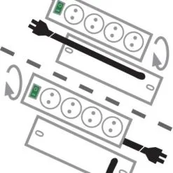 Brennenstuhl 1153300128 Primera-Line 8 Voies Noir 2 M H05VV-F 3G1.5 -Promos Foret diamant Boutique 1153300128 primera line 8 voies noir 2 m h05vv f 3g1 5 1