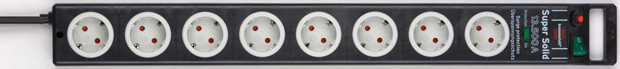 Brennenstuhl 1153380318 Parafoudre Super-Solid 13,500A 8 Voies Noir 2.5m H05VV-F 3G1,5 7 Brennenstuhl 1153380318 Parafoudre Super-Solid 13,500A 8 Voies Noir 2.5m H05VV-F 3G1,5 – Image 5