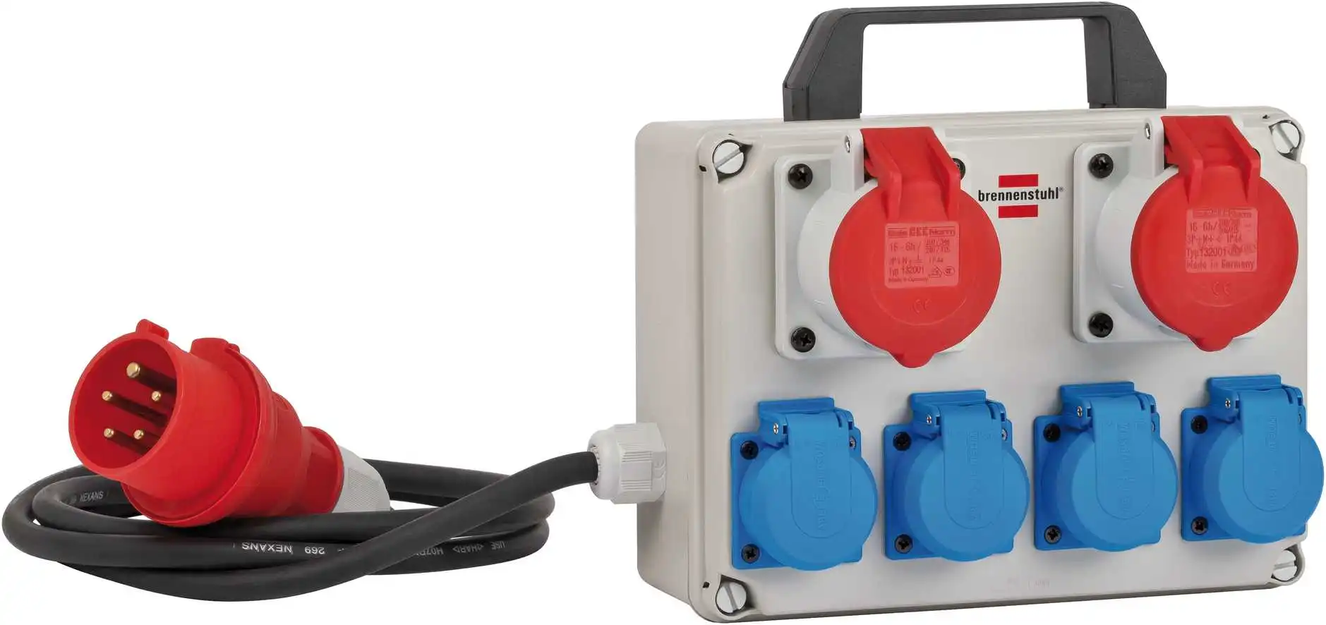 Brennenstuhl 1153650 Mini Distributeur De Courant BKV 2/4 T IP44 4 Brennenstuhl 1153650 Mini Distributeur De Courant BKV 2/4 T IP44 – Image 2