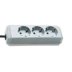 Brennenstuhl 1157450015 Eco-Line Prise Multiple 3 Voies Gris Clair 1,5m H05VV-F 3G1,5