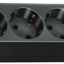 Brennenstuhl 1159300018 Eco-Line Multiprise 8 Voies + Interrupteur 3m H05VV-F 3G1,5 Noir