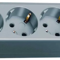 Brennenstuhl 1159440015 Eco-Line Prise Multiple 6 Voies Gris Argenté 1,5m H05VV-F 3G1,5