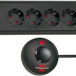 Promos Foret diamant Boutique 9 Brennenstuhl 1159450616 Eco-Line Comfort Switch Socket 6-way Anthracite 2m H05VV-F 3G1,5