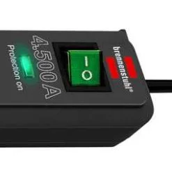 Brennenstuhl 1159750015 Eco-Line Prise Multiple 13,500A Avec Protection Contre Les Surtensions 6 Voies Gris Clair 1.5m H05VV-F 3G1.5