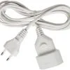 Brennenstuhl 1161670 Rallonge Plastique 5m Blanc H03VV H2-F 2x0,75