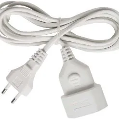 Brennenstuhl 1161670 Rallonge Plastique 5m Blanc H03VV H2-F 2x0,75