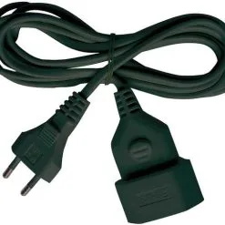 Brennenstuhl 1161800 Rallonge En Plastique 5m Noir H03VV H2-F 2x0,75