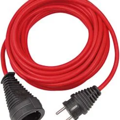 Brennenstuhl 1167470 Rallonge Plastique De Qualité 25m Rouge H05VV-F 3G1,5