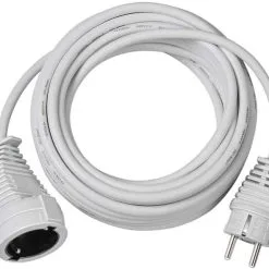 Brennenstuhl 1168460 Rallonge Plastique De Qualité 10m Blanc H05VV-F 3G1,5