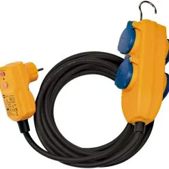 Brennenstuhl 1168730010 Câble Adaptateur FI IP54 Avec Prise 10m Noir H07RN-F 3G1,5