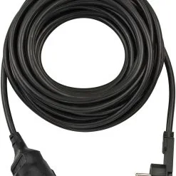 Brennenstuhl 1168980010 Rallonge De Qualité En Plastique Avec Fiche Plate 10m H05VV-F3G1,5 Noir