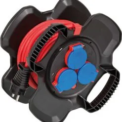 Brennenstuhl 1169717100 Enrouleur De Câble Caoutchouc Compact IP44 10m AT-N05V3-F 3G1.5