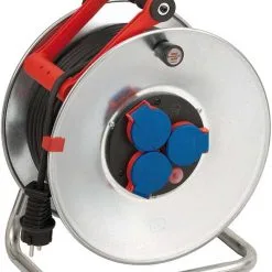 Brennenstuhl 1198590 Garant S IP44 Enrouleur De Câble 50m AT-N05V3-F 3G1,5 Noir
