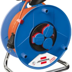 Brennenstuhl 1208470 Enrouleur De Câble Garant 40m AT-N07V3-F 3G1,5 IP44 VDE Pour Chantiers De Construction