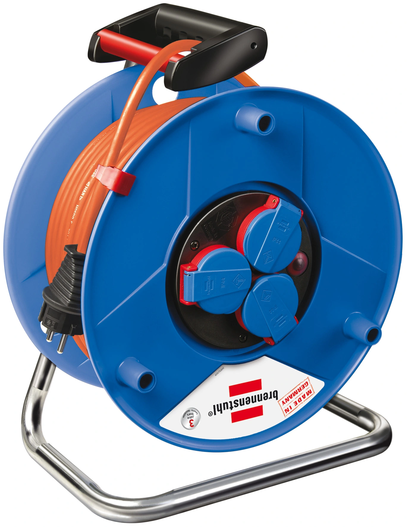 Brennenstuhl 1208470 Enrouleur De Câble Garant 40m AT-N07V3-F 3G1,5 IP44 VDE Pour Chantiers De Construction 3 Brennenstuhl 1208470 Enrouleur De Câble Garant 40m AT-N07V3-F 3G1,5 IP44 VDE Pour Chantiers De Construction