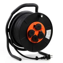 Tieman Trading 1211001 EZwinder ER300 Enrouleur De Câble 40mtr 3x2,50