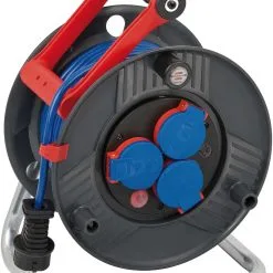 Brennenstuhl 1219850 Garant IP44 Enrouleur De Câble 25m AT-N05V3-F 3G1,5 Bleu -Promos Foret diamant Boutique 1219850 garant ip44 enrouleur de cable 25m at n05v3 f 3g1 5 bleu 2