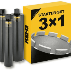 Rems 181101 R Starter Set UDKB SET 62-82-132 X 420xUNC 1 1/4 Carotteuse Diamant Humide/sec