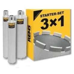 Rems 181111 R Starter Set UDKB LS SET 62-82-132 X 420xUNC 1 1/4 Carotteuse Diamant Humide/sec