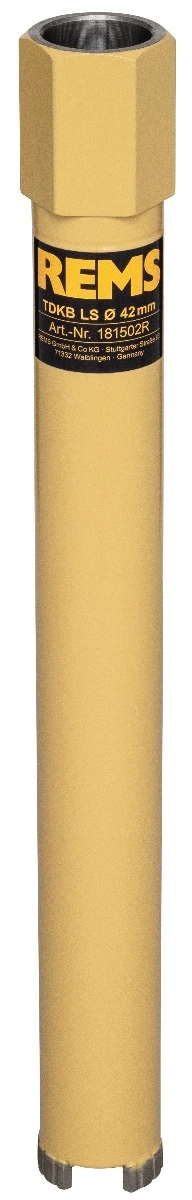 Rems 181502 R TDKB LS 42 × 320 × UNC 1¼ Foret De Carottage Diamanté Soudure Au Laser Dry For Micro-pulse Engineering
