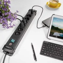 Brennenstuhl 1951160601 Premium-Line Power Strip Avec USB 6 Voies Noir 3m H05VV-F 3G1,5 -Promos Foret diamant Boutique 1951160601 premium line power strip avec usb 6 voies noir 3m h05vv f 3g1 5 3