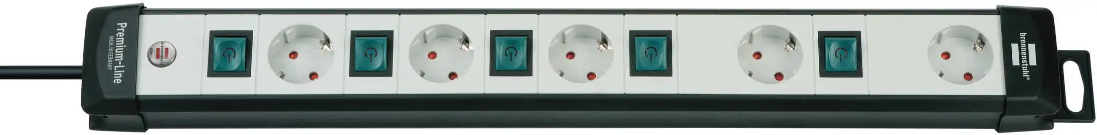 Brennenstuhl 1951550600 Premium-Line Technology Prise Multiple 5 Voies Noir/gris Clair 3m H05VV-F 3G1,5 Commutable Individuellement Pour Les Fiches D'adaptation 3 Brennenstuhl 1951550600 Premium-Line Technology Prise Multiple 5 Voies Noir/gris Clair 3m H05VV-F 3G1,5 Commutable Individuellement Pour Les Fiches D'adaptation