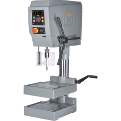 Flott 225011 TB 25 Plus MK III - Perceuse De Table Avec Dispositif De Filetage, Table Intermédiaire, éclairage LED Et écran Numérique OLED