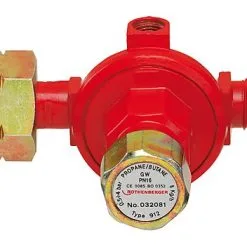 Rothenberger Accessoires 32081 Régulateur De Propane, Réglable En Continu, 1-4 Bar, W21.8x1 / 14 "LH, G3/8".