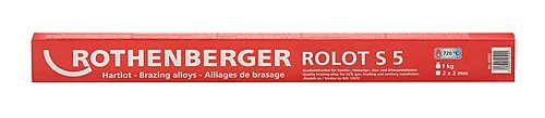 Rothenberger Accessoires 40502 Baguettes à Souder En Argent - S5 (1Kilo) 2mm 3 Rothenberger Accessoires 40502 Baguettes à Souder En Argent - S5 (1Kilo) 2mm