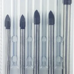 PROJAHN 59001 Jeu De Forets Pour Verre Et Carrelage 5 Pièces 2x 6mm, 2x 8mm, 1x 10mm