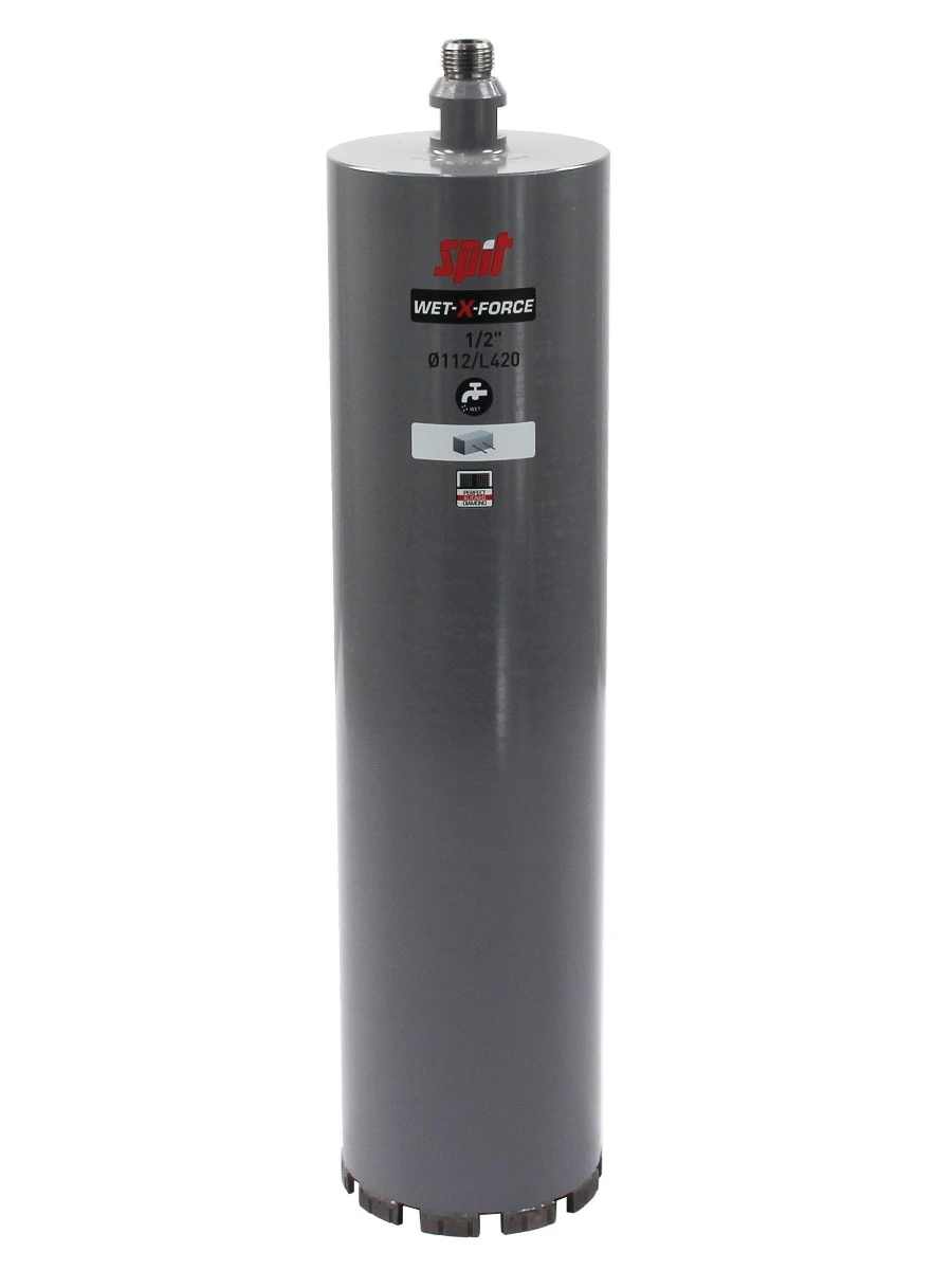 Spit Accessoires 654749 WET-X-FORCE Foret Diamanté Humide 1/2" D.92X420 3 Spit Accessoires 654749 WET-X-FORCE Foret Diamanté Humide 1/2" D.92X420