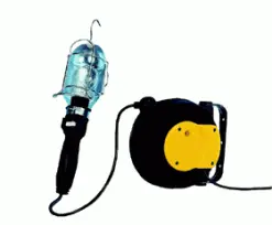 Zeca 800115 9001/T306 Mini Enrouleur De Câble à Ressort Avec Feu De Fonctionnement, Mais Sans Transformateur 8 Mtr 230 Volt