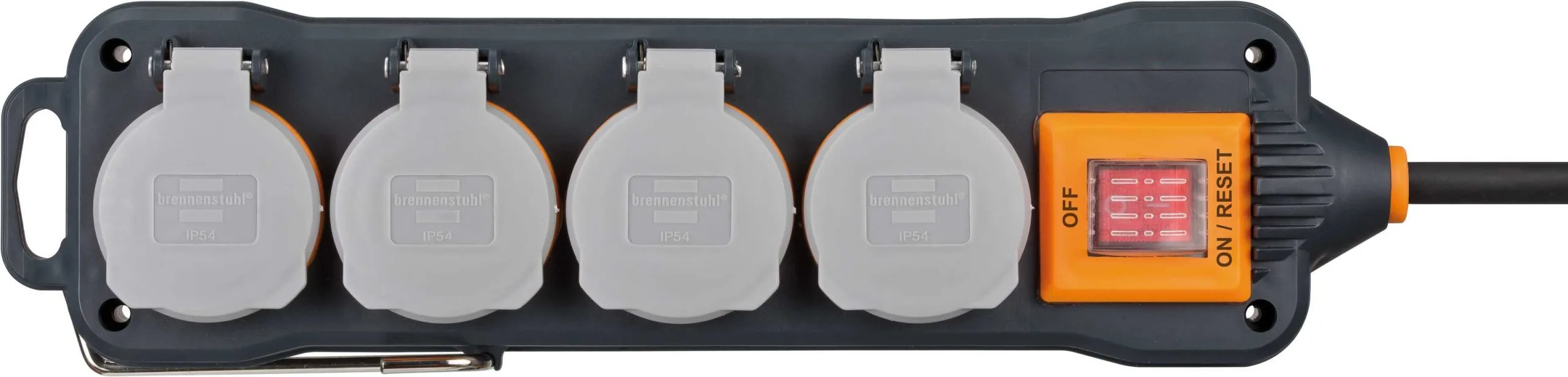 Brennenstuhl 9151480100 Bloc De Prises ProfessionalLINE IP54 8m H07RN-F 3G1,5 4 Brennenstuhl 9151480100 Bloc De Prises ProfessionalLINE IP54 8m H07RN-F 3G1,5 – Image 2