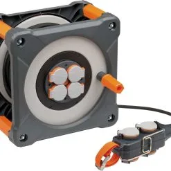 Brennenstuhl ProfessionalLINE 9211550100 ProfessionalLINE Enrouleur De Câble Cube Avec Powerblock IP44 50+5m H07RN-F 3G1,5