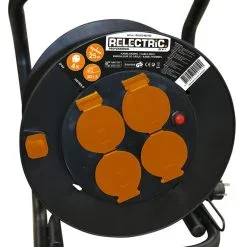 Relectric RELEC493111 PRO Enrouleur De Câble 40 Mtr IP44 3 X 2,5 Mm