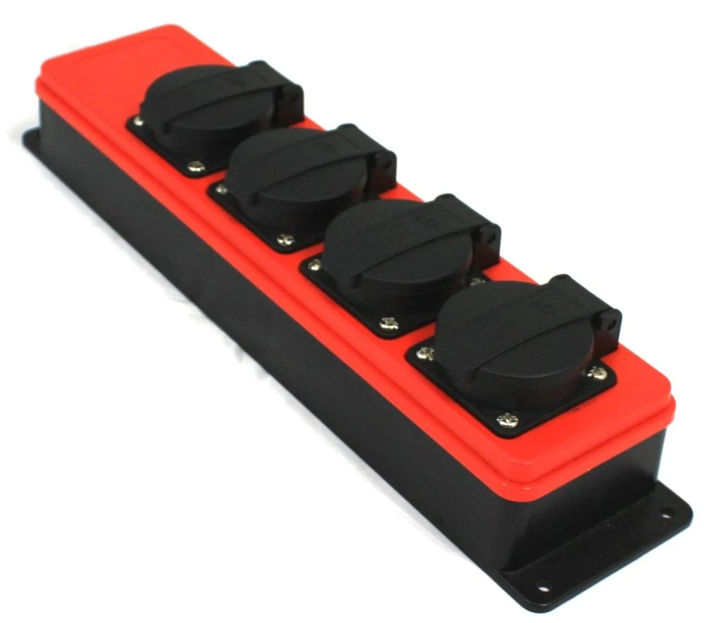 QwattPro SocketMaster 4xRA 2xUSB Boîte De Jonction 2014007 3 QwattPro SocketMaster 4xRA 2xUSB Boîte De Jonction 2014007